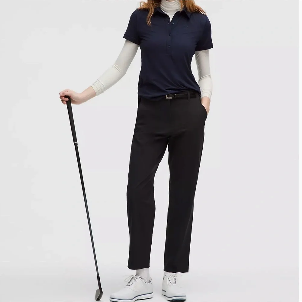 Lululemon Black Stretch Twill Golf Pants